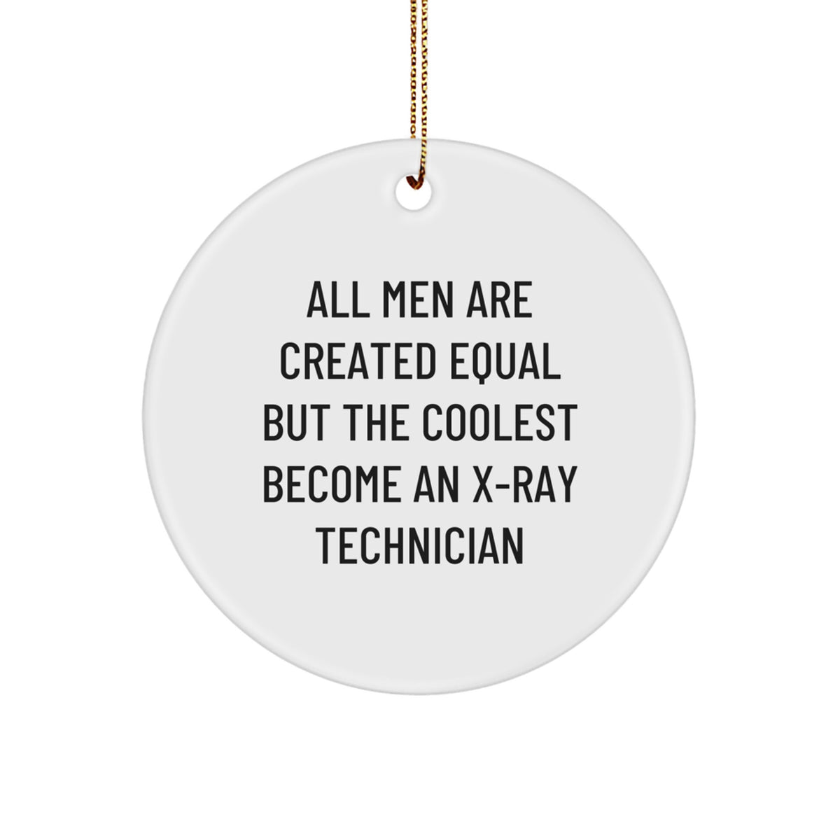 Christmas Gift X-Ray Tech Christmas Ornament - A Humorous Sentiment - Image 1