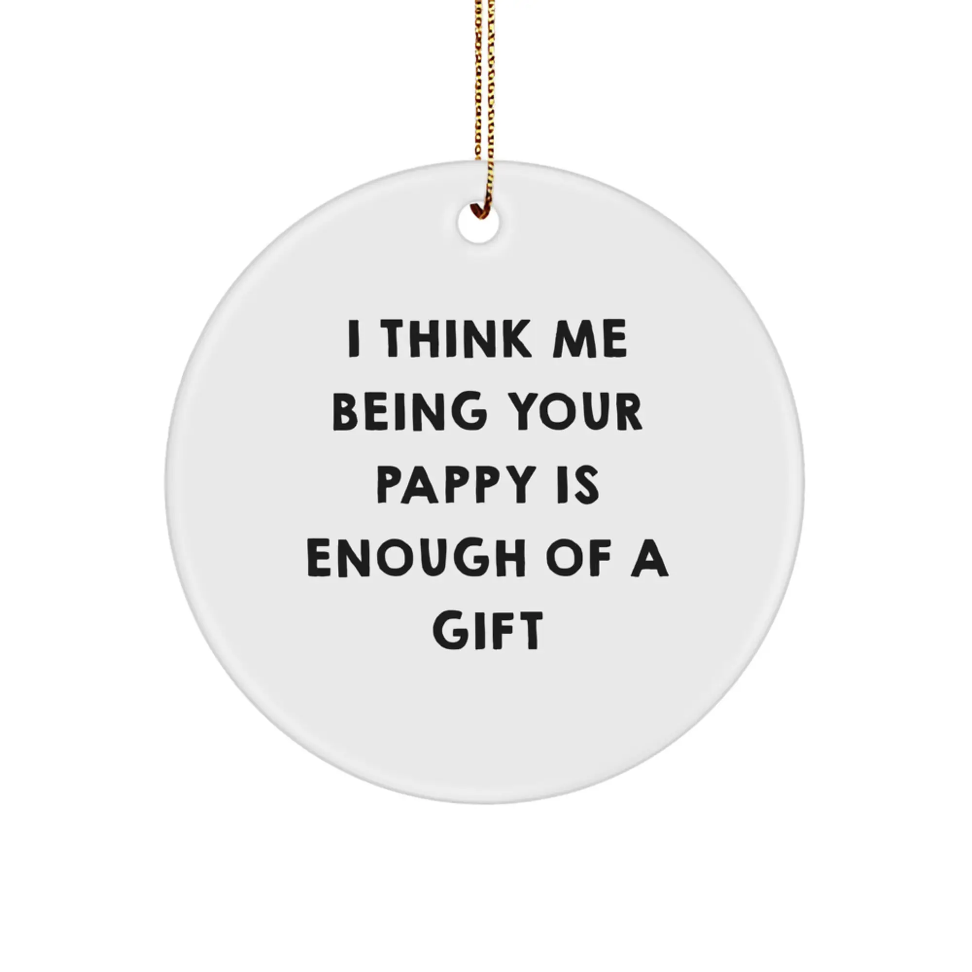 Pappy Keepsake Christmas Ornament for Him Gift – Warm Family Bond - Image 1