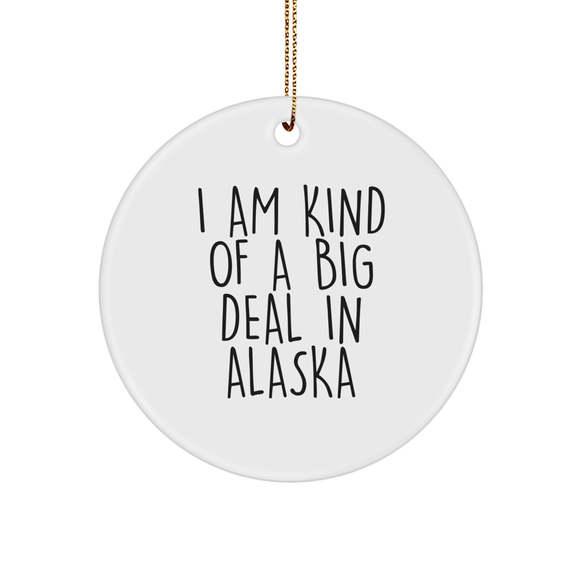 Collectible Christmas Ornament Alaska Gift for Neighbors - I Am Kind Of - Image 1