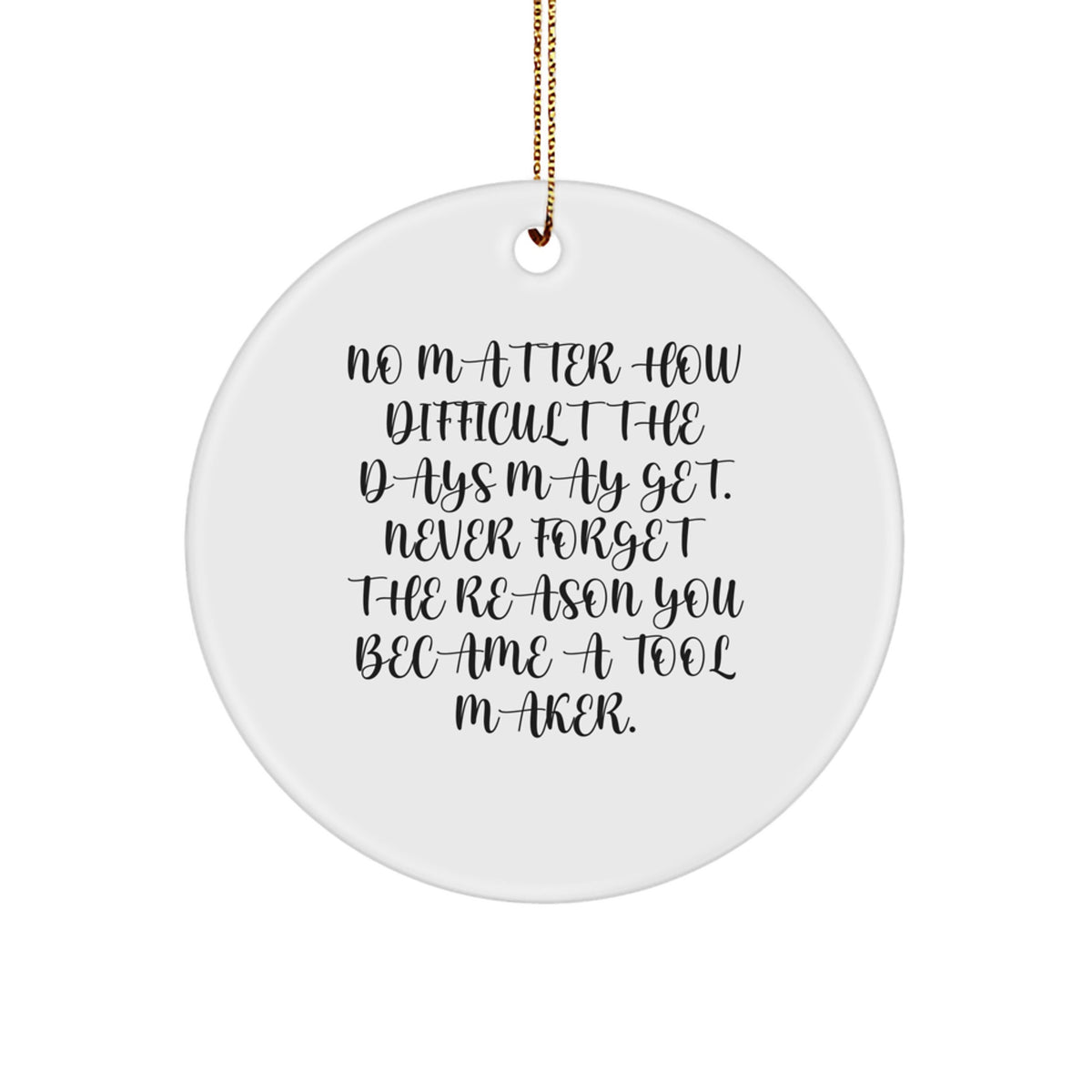 Tool Maker Treasure Christmas Ornament for Family Holiday Keepsake Gift - Image 1
