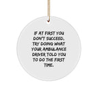 Funny Ambulance Driver Gifts from Friends for Ambulance Driver Ambulance Driver Christmas Unique Gifts