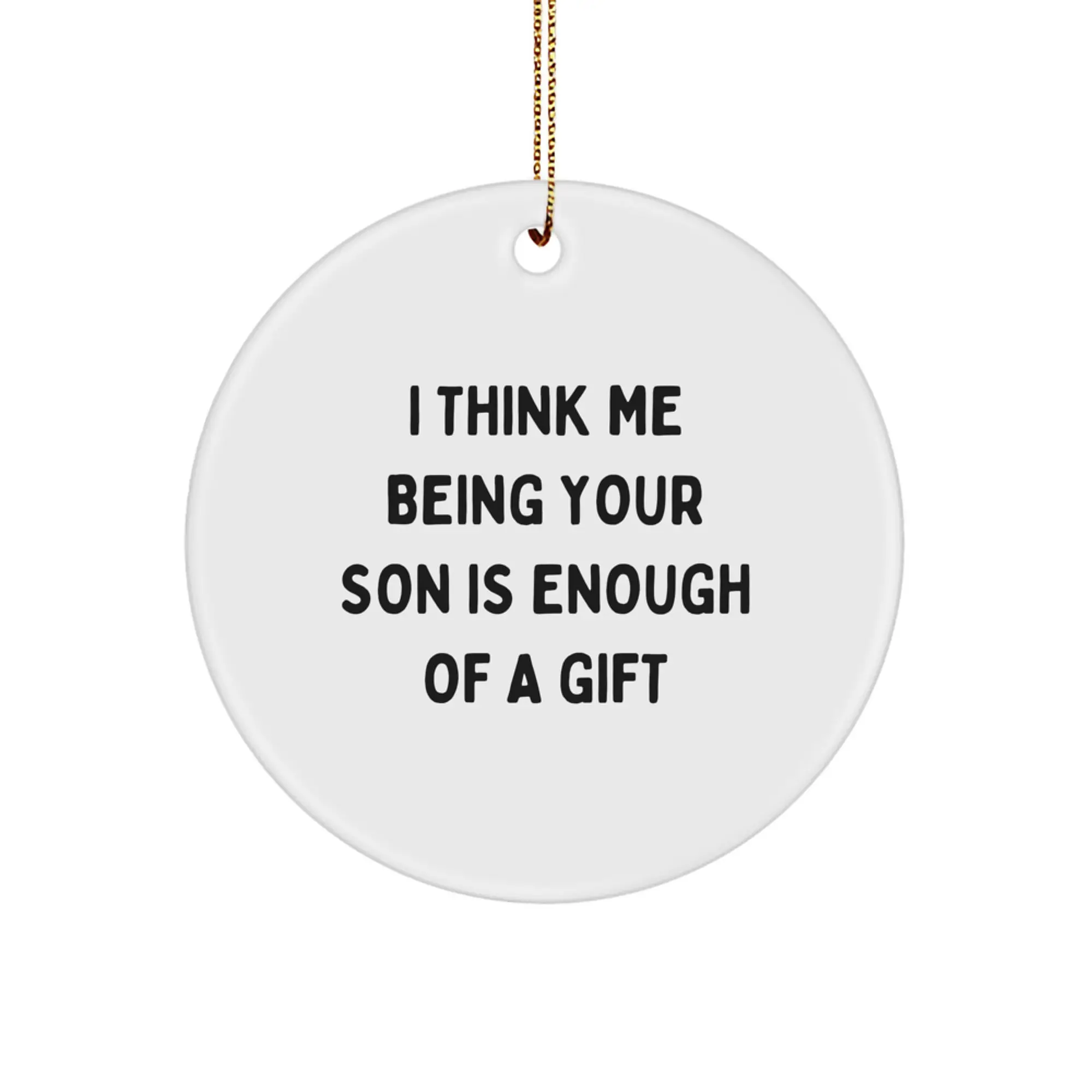 Son Keepsake Christmas Ornament Gift for Him - Image 1