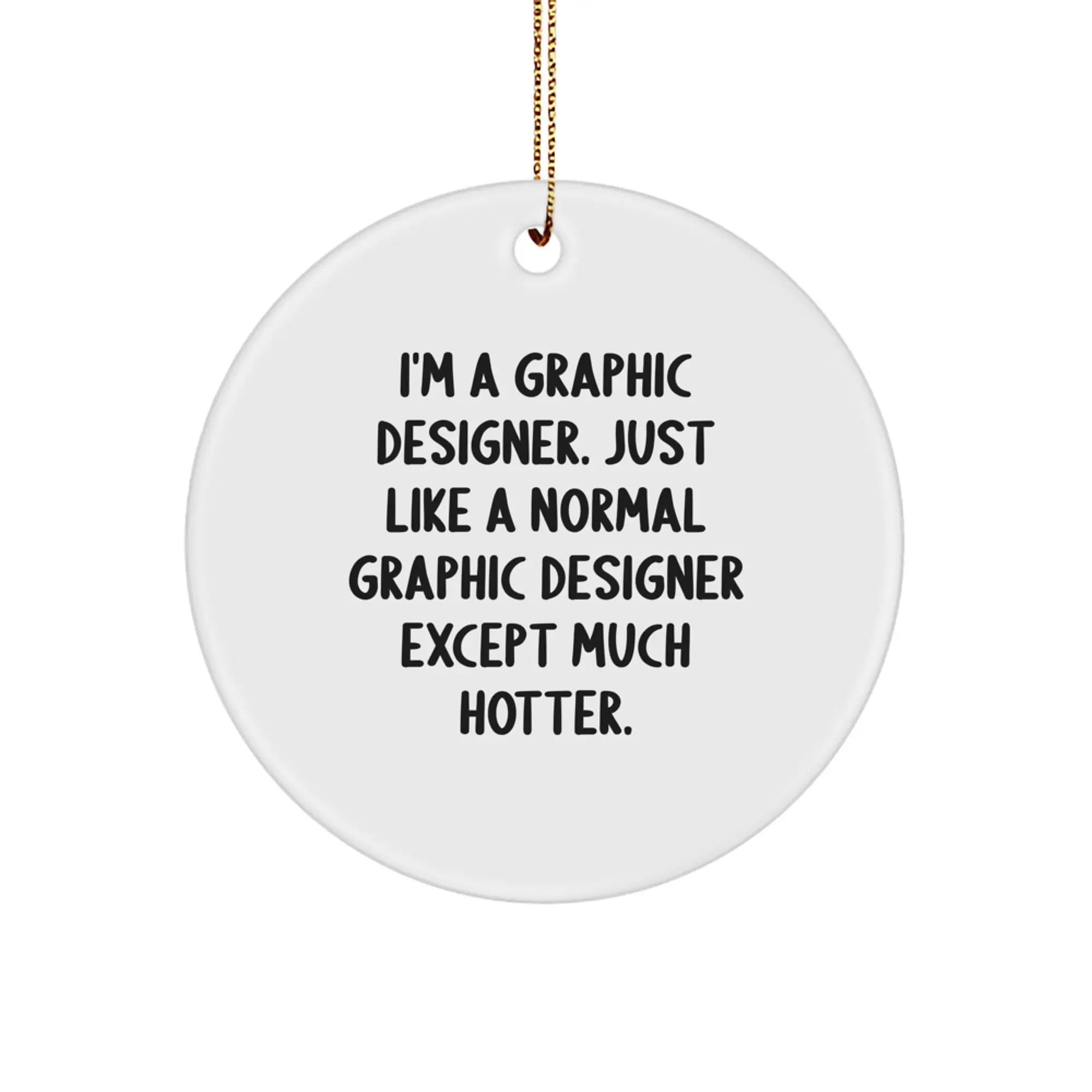 Graphic Designer Keepsake Christmas Ornament for Him Surprise Gift - Image 1