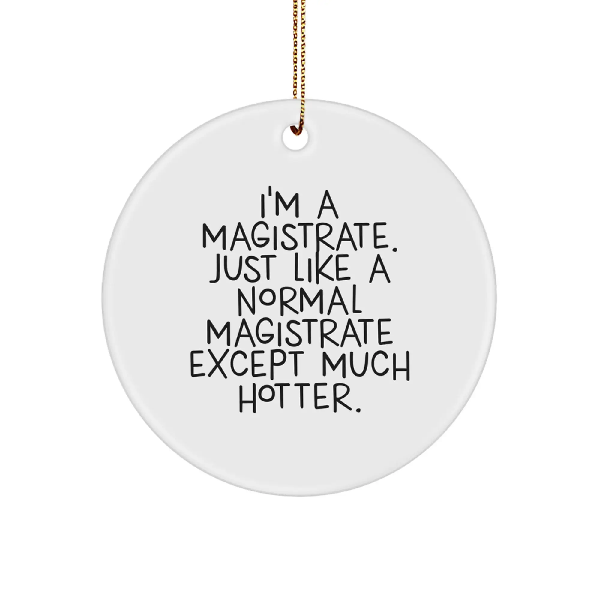 Magistrate Circle Ornament for Kids Treasure Christmas Holiday Gift - Image 1