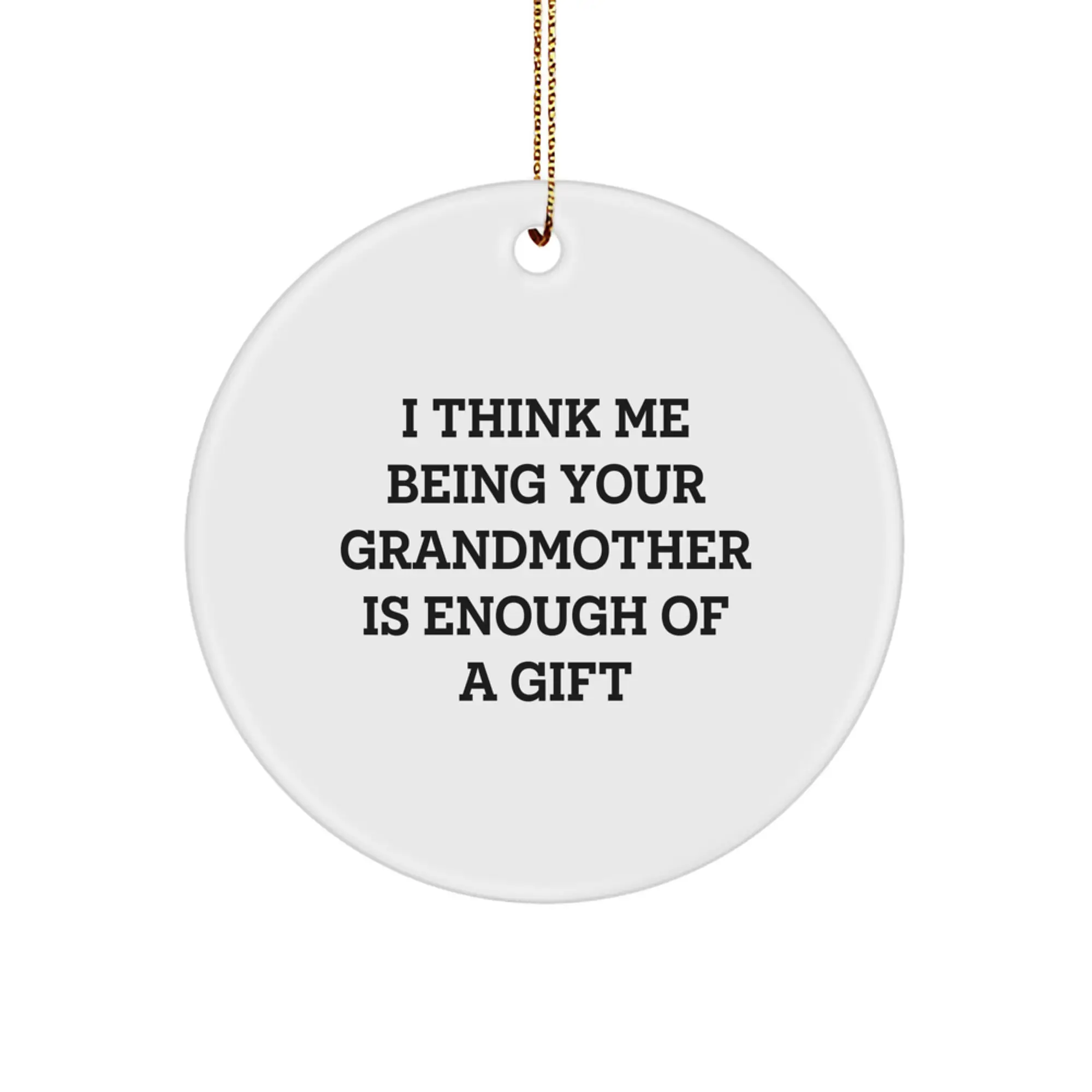 Christmas Ornament Gift for a Wife Thoughtful Grandmother Idea - Image 1