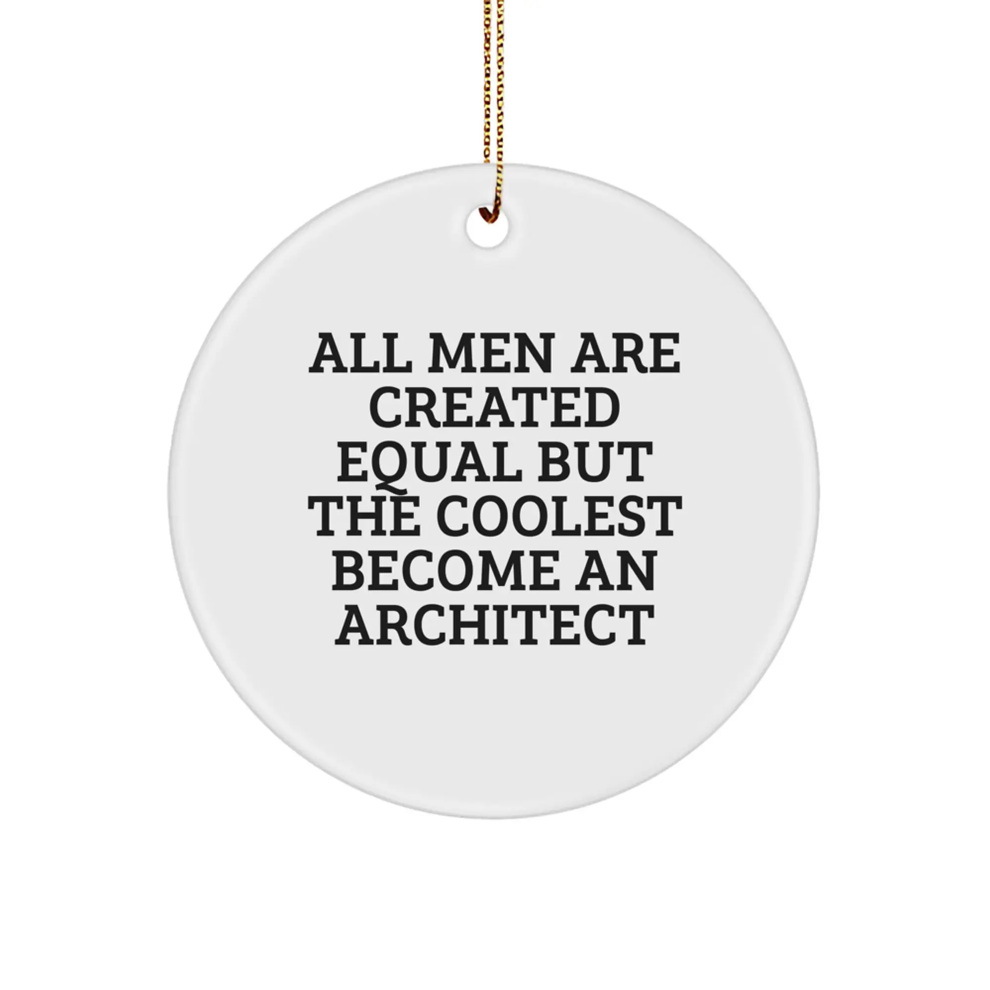 Christmas Gift for Her Architect Keepsake Ornament Present Holiday - Image 1