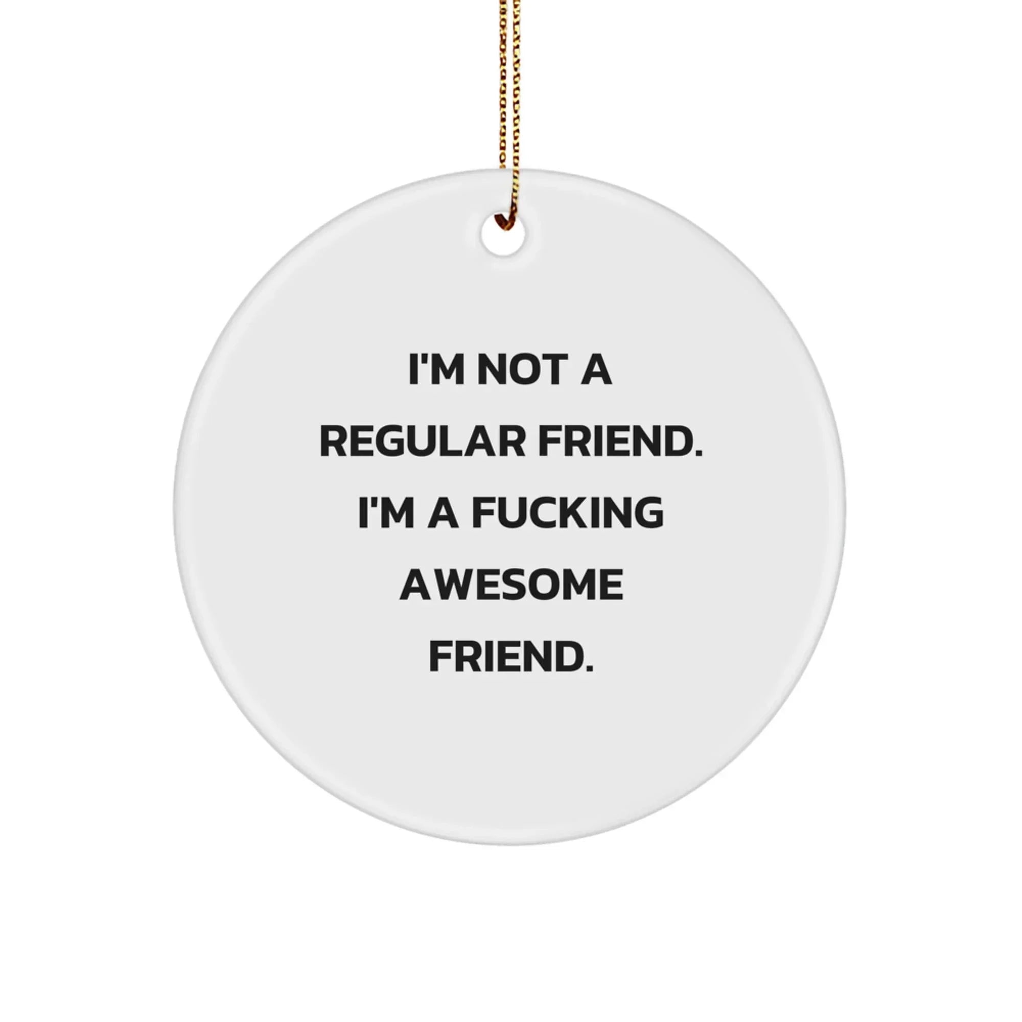 Funny Friend Circle Ornaments Gifts for Friends from Men Women, Unique Christmas Unique Gifts to Show Love