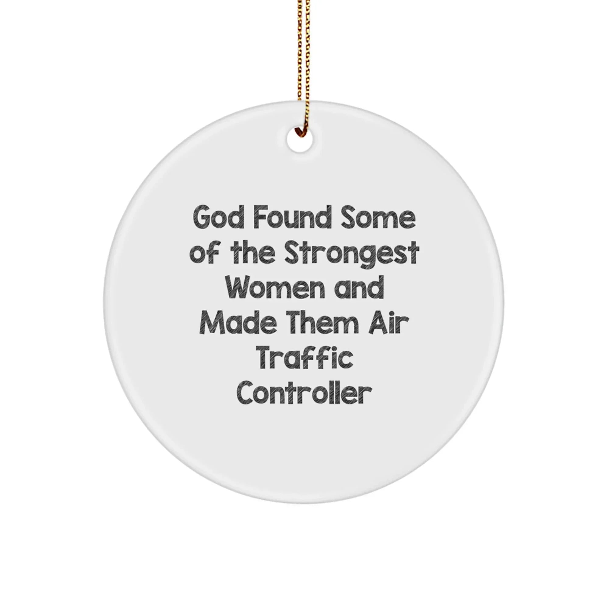 Funny Air Traffic Controller Gifts for Men Women Friends Coworkers Family Christmas Unique Ornaments from Women Who Control the Skies