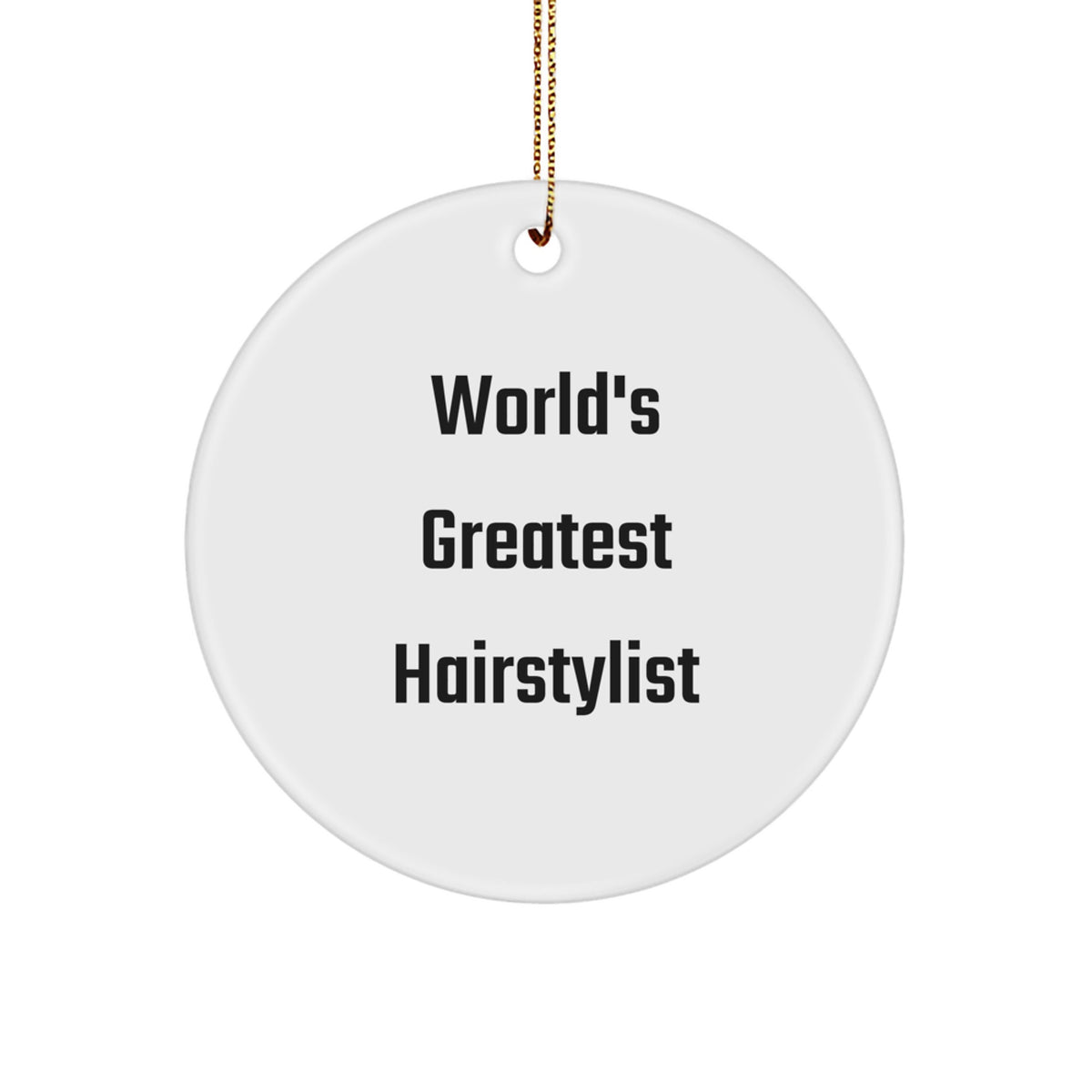 Christmas Gift for Her World's Greatest Hairstylist Present Christmas - Image 1