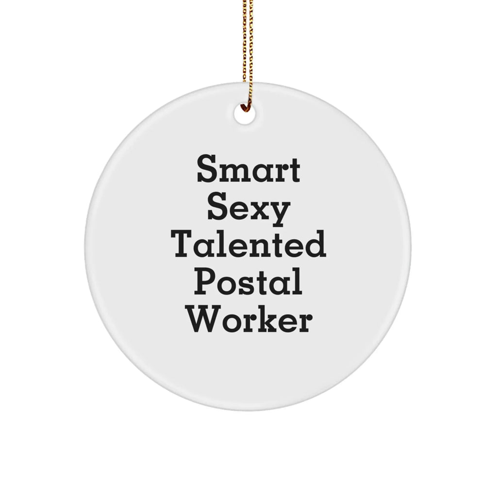Smart Sexy Talented Postal Worker Christmas Ornament Gifts