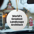 Legendary Landscape Architect Ornament With Funny Quote Ideal Christmas Gift