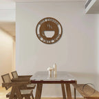 Coffee Cup Monogram Personalized Indoor Outdoor Steel Wall Sign Art