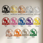 Baseball Player Custom Name Metal Art Wall Sign