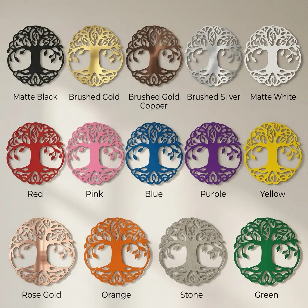 Tree of Life Metal Wall Art | Family Tree Wall Decor | Nature Inspired Home Sign | Housewarming & Family Gift | Made in USA