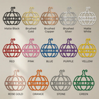 Personalized Pumpkin Metal Sign | Custom Fall Name Sign | Pumpkin Wall Decor | Autumn & Thanksgiving Metal Art | Housewarming Gift | Made in USA