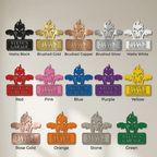 Personalized Motorcycle Biker Metal Wall Art | Custom Garage Name Sign