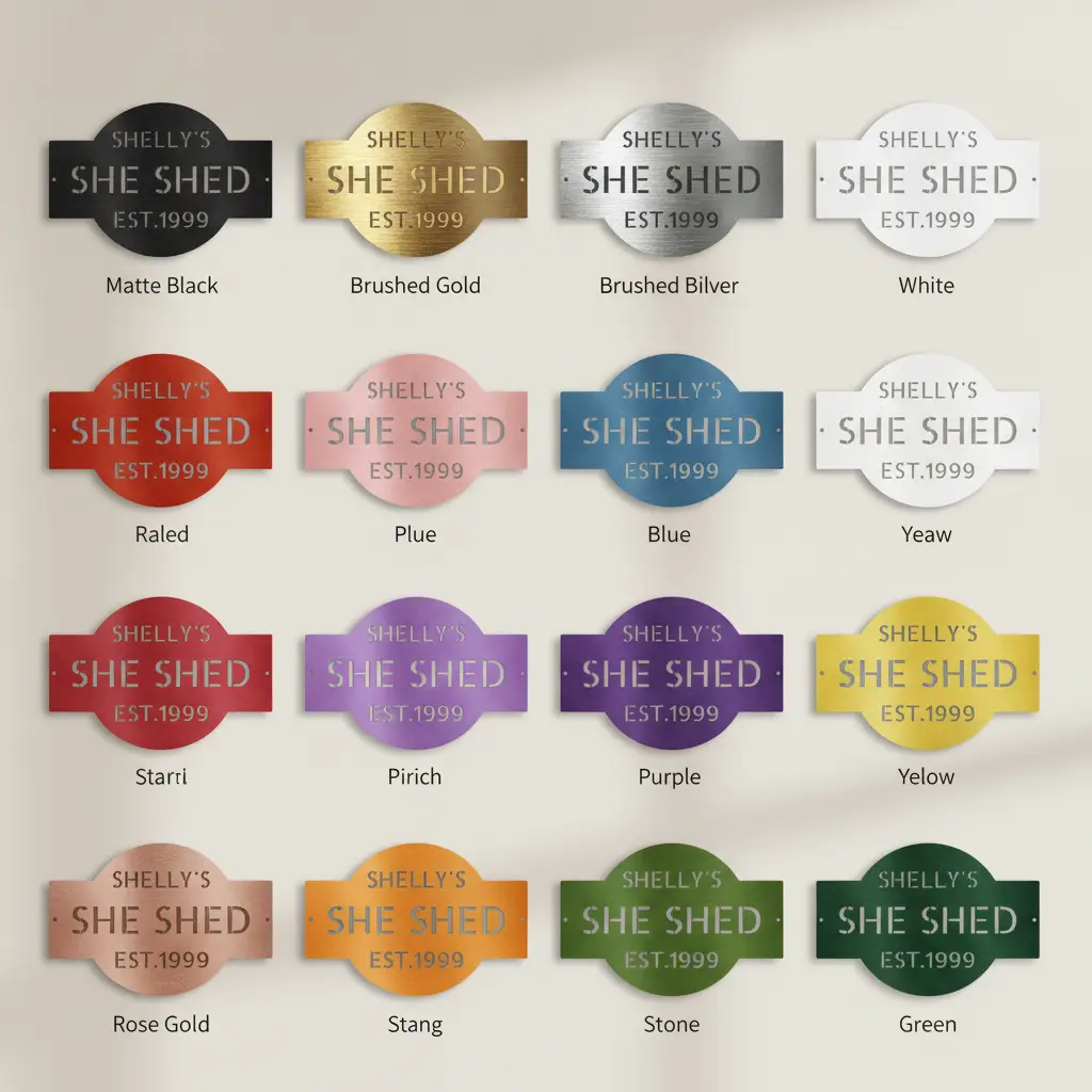 Personalized 3 Line Metal Wall Sign, Custom Name & Phrase Wall Art, Family Home Garage She Shed Man Cave Sign, Custom Metal Decor, Personalized Housewarming Gift
