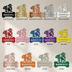 Bulldog Custom Name Metal Art Wall Sign