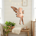 Fairy Pixie Metal Wall Art | Whimsical Fairy Steel Wall Decor | Fantasy Garden Decoration | Made in USA