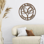 Infinite Love Personalized Name Steel Wall Sign Valentine Anniversary Birthday Gift