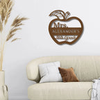 Teacher Appreciation Personalized Classroom Metal Art Wall Sign