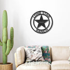 Country Star Custom Name Metal Art Wall Sign