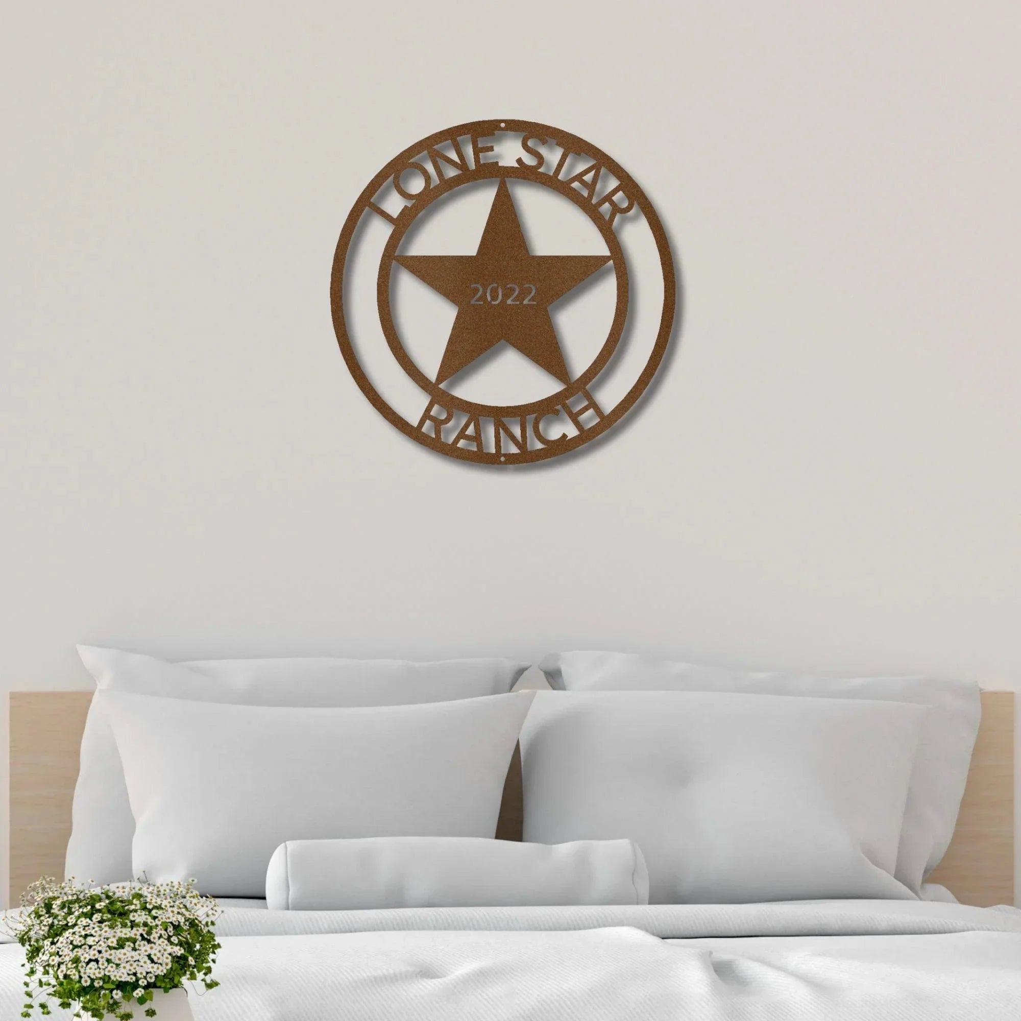 Country Star Custom Name Metal Art Wall Sign