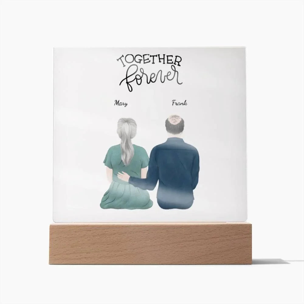 Custom Anniversary Acrylic Plaque Together Forever