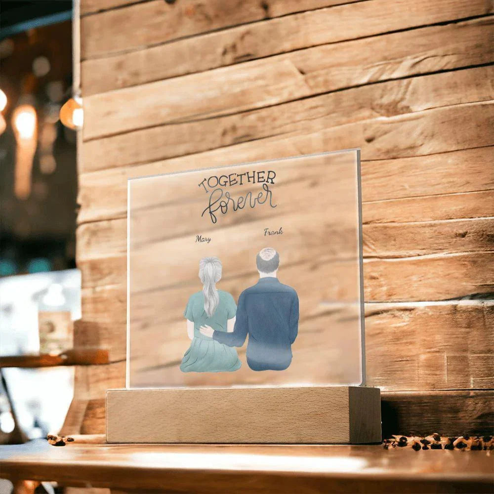 Custom Anniversary Acrylic Plaque Together Forever