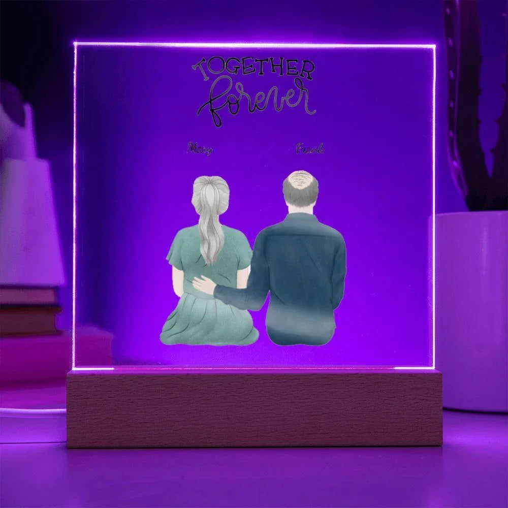 Custom Anniversary Acrylic Plaque Together Forever