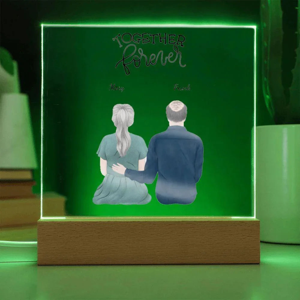 Custom Anniversary Acrylic Plaque Together Forever