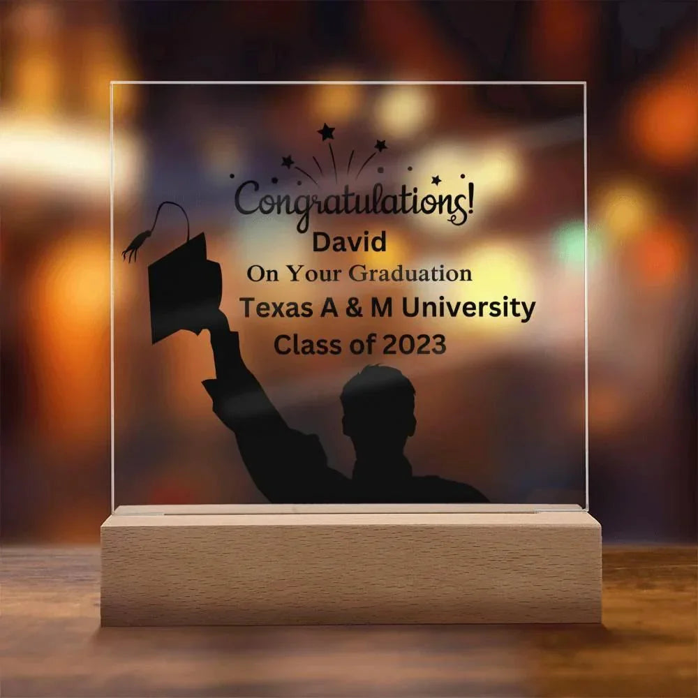 Custom Graduation Acrylic Plaque