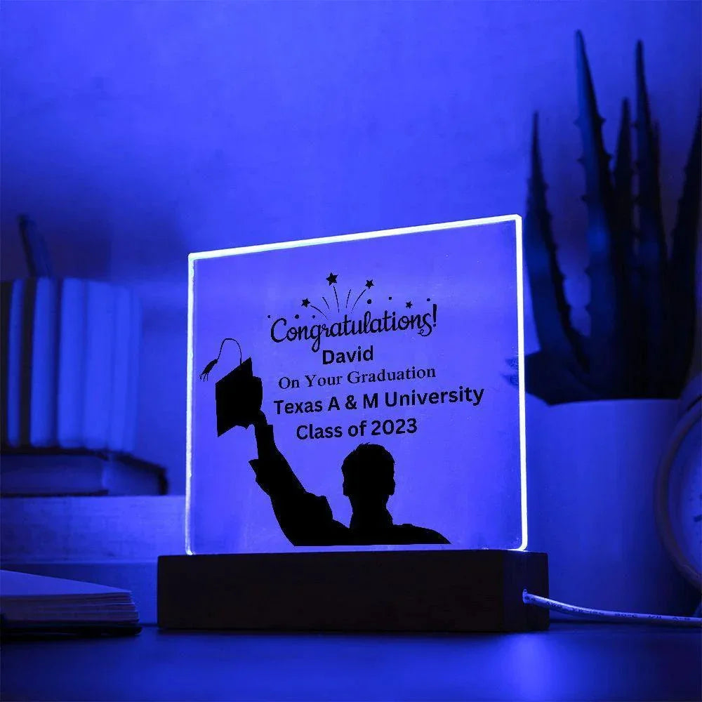 Custom Graduation Acrylic Plaque