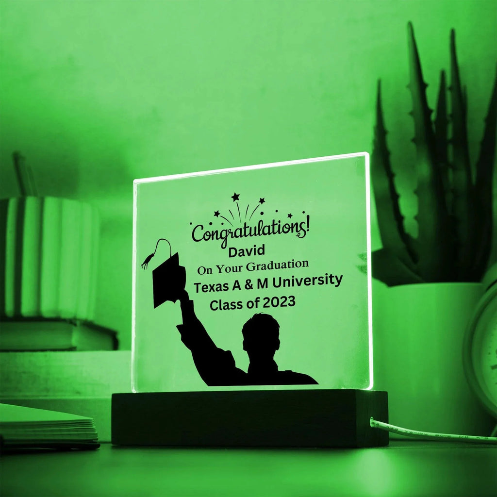 Custom Graduation Acrylic Plaque