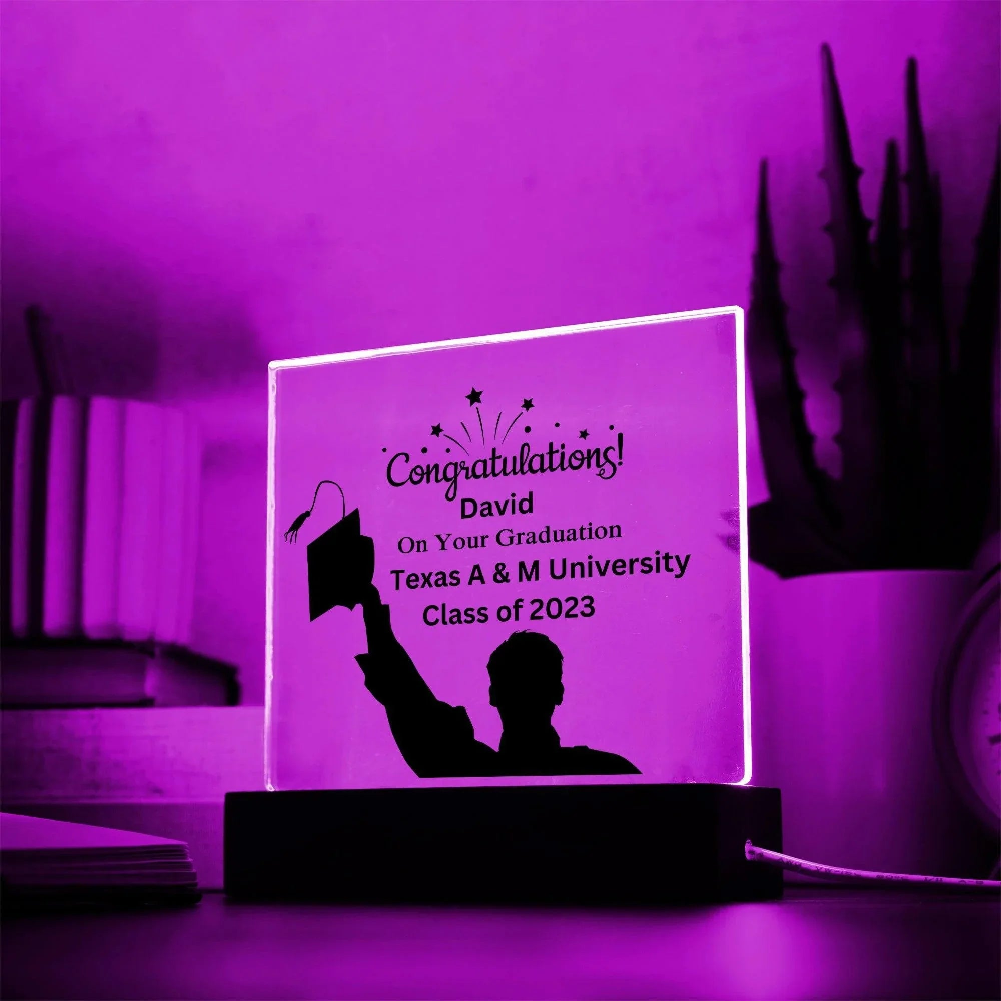 Custom Graduation Acrylic Plaque
