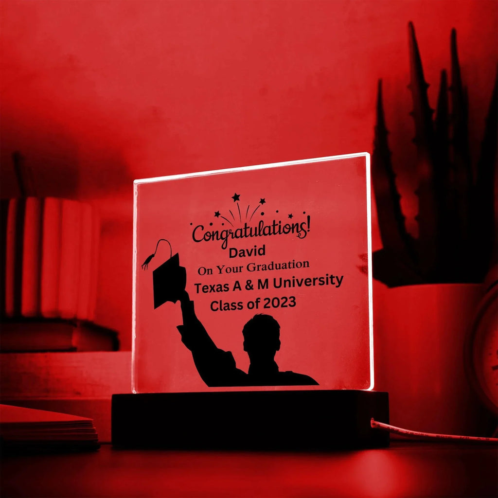 Custom Graduation Acrylic Plaque