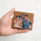 Custom Photo Upload Graphic Leather Bifold Wallet