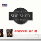 Custom Plaque Personalized Indoor Outdoor Steel Wall Sign Art