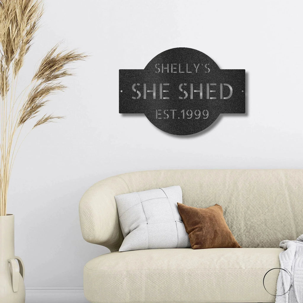 Custom Plaque Personalized Indoor Outdoor Steel Wall Sign Art
