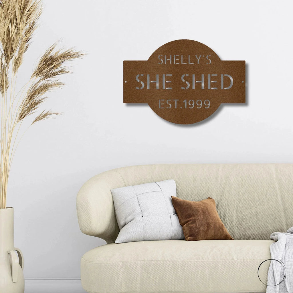 Custom Plaque Personalized Indoor Outdoor Steel Wall Sign Art