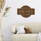 Custom Plaque Personalized Indoor Outdoor Steel Wall Sign Art
