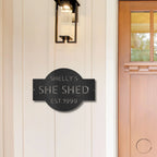 Custom Plaque Personalized Indoor Outdoor Steel Wall Sign Art