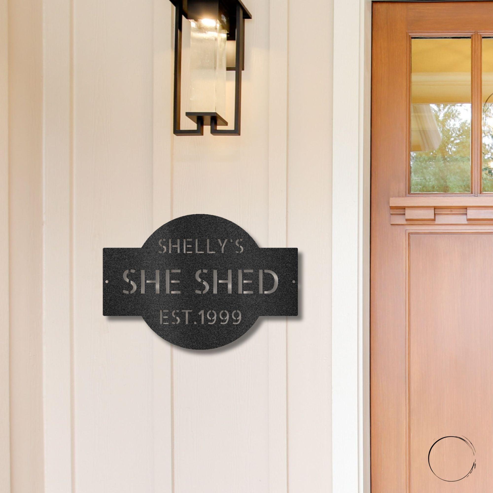 Custom Plaque Personalized Indoor Outdoor Steel Wall Sign Art - Mallard Moon Gift Shop