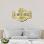 Custom Plaque Personalized Indoor Outdoor Steel Wall Sign Art