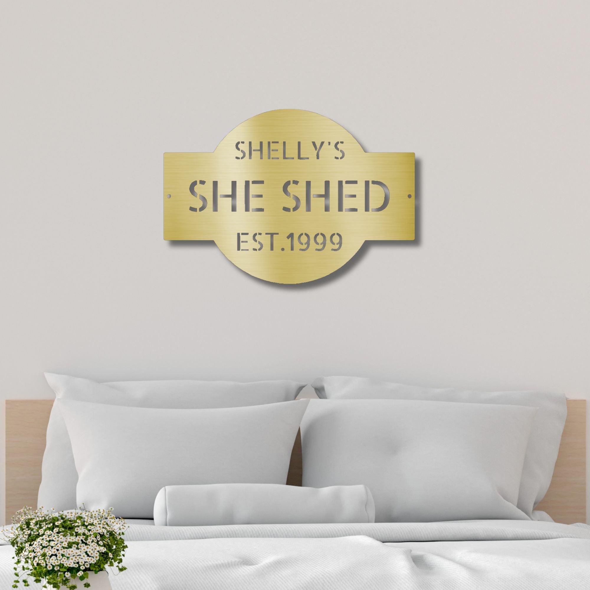 Custom Plaque Personalized Indoor Outdoor Steel Wall Sign Art - Mallard Moon Gift Shop