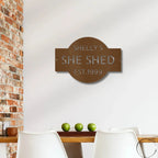 Custom Plaque Personalized Indoor Outdoor Steel Wall Sign Art