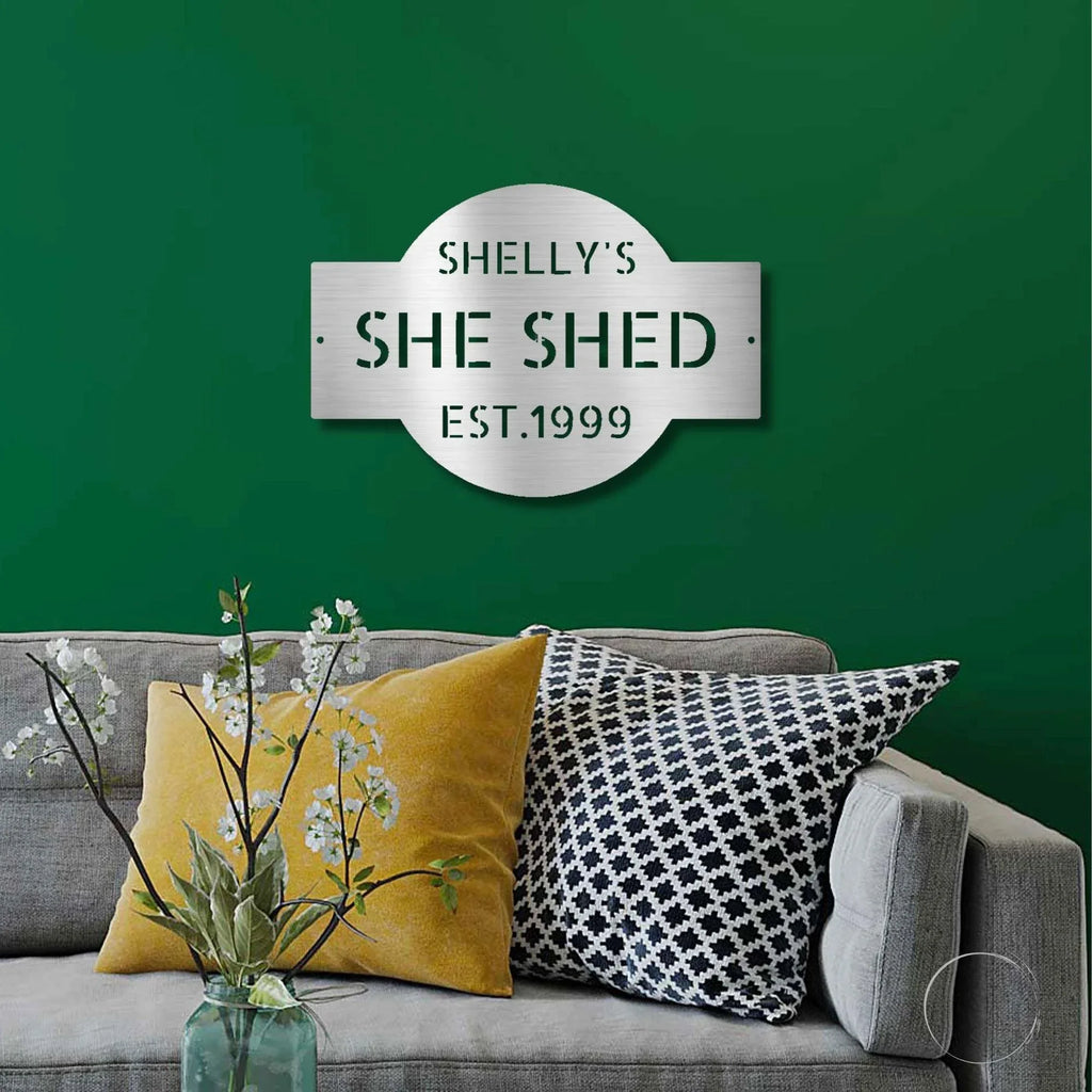 Custom Plaque Personalized Indoor Outdoor Steel Wall Sign Art