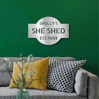Custom Plaque Personalized Indoor Outdoor Steel Wall Sign Art