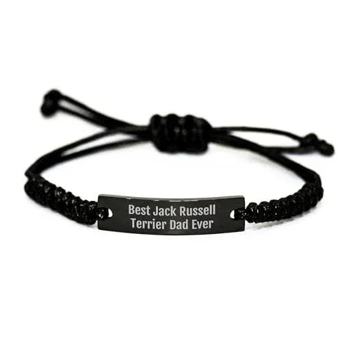 Spring Pet Products Jack Russell Terrier Dad Gifts for Valentine's Day - Best Jack Russell Terrier Dad Ever Rope Bracelet from Jack Russell Terrier Dog Owner to Son