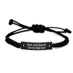 Spring Pet Products Jack Russell Terrier Dad Gifts for Valentine's Day - Best Jack Russell Terrier Dad Ever Rope Bracelet from Jack Russell Terrier Dog Owner to Son